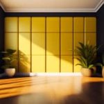 Room with yellow wall panels plants corner 300x200 1 150x150